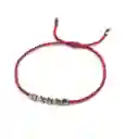 Pulsera De Hilo Rojo Con Cuentas De Cobre Tibetano