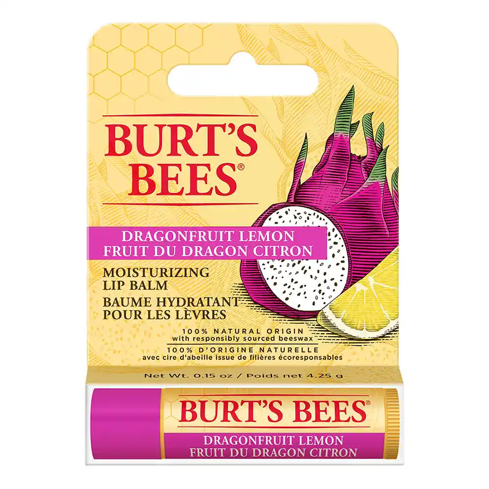 Burt's Bees Balsamo Labialpithaya Y Limon 1 Un