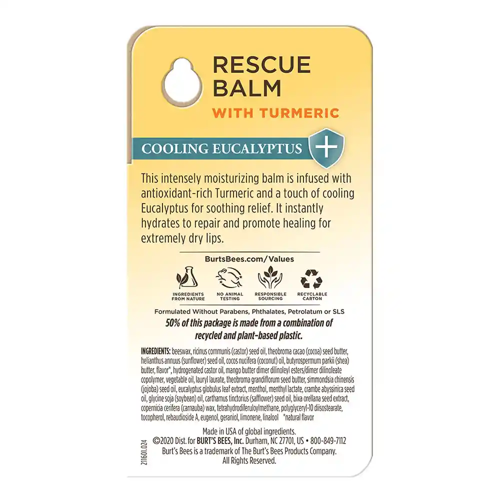 Burt's Bees Balsamo Labialreparacion Avanzada Labios Extra Secos 1 Un