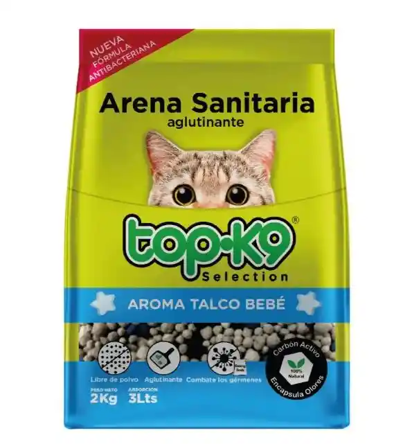 Topk9 Aglutinante Talco De Bebé 2kg