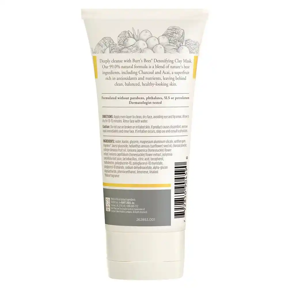 Burt's Bees Mascarilla De Arcilladesintoxicante 70 Gr