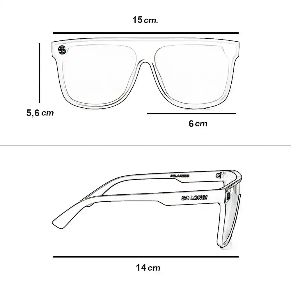 So Long! Lentes De Sol The Big Collection Sierra Polarizado