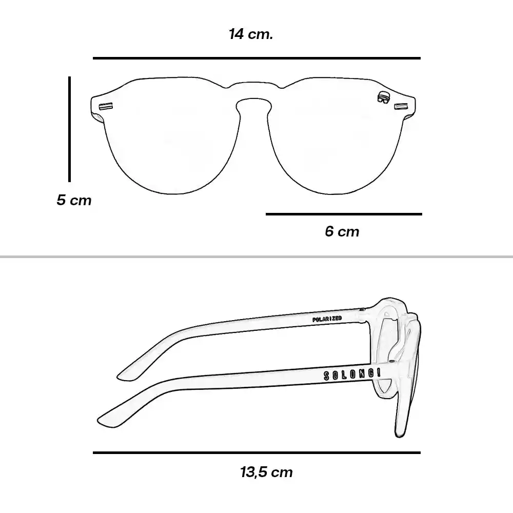 Lentes De Sol So Long! Smash Unframe Skin Polarizado