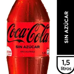 Bebida Coca Cola Sin Azúcar 1.5 L