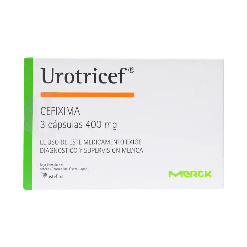 uroTricef 400mg 3 capsulas