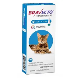Bravecto (f) Pipeta 2,8 A 6,25kg (felino)