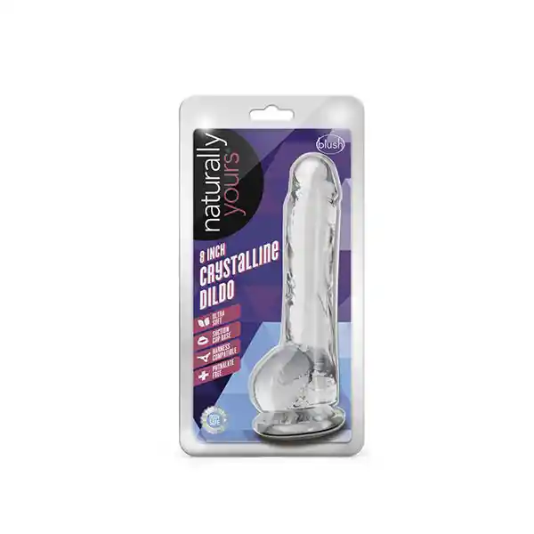 Naturally Yours – Dildo Cristalino 8″