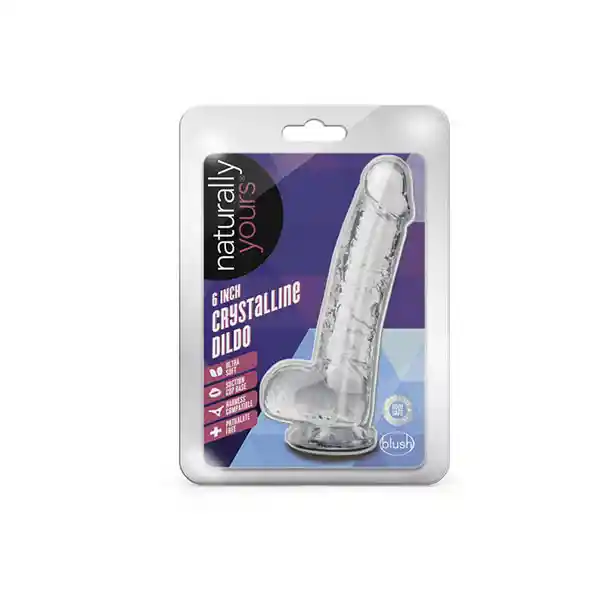 Naturally Yours – Dildo Cristalino 6″