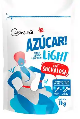 Azúcar Light Con Sucralosa Cuisine&co 500 Gramos