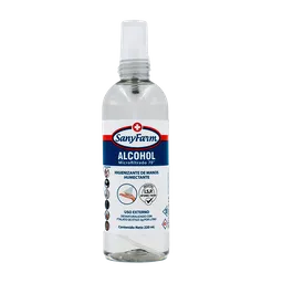 Alcohol Microfiltrado 70° Sanyfarm Spray 220 Ml