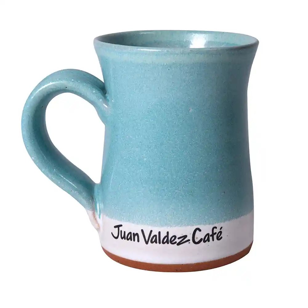 Taza 400 Ml Azul Pimentado