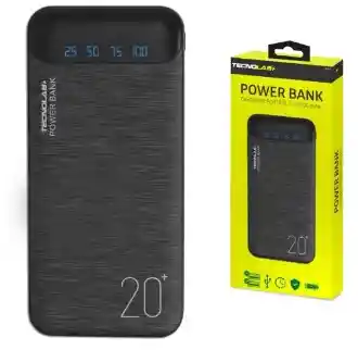 Power Bank 20000mah Negro Tecnolab