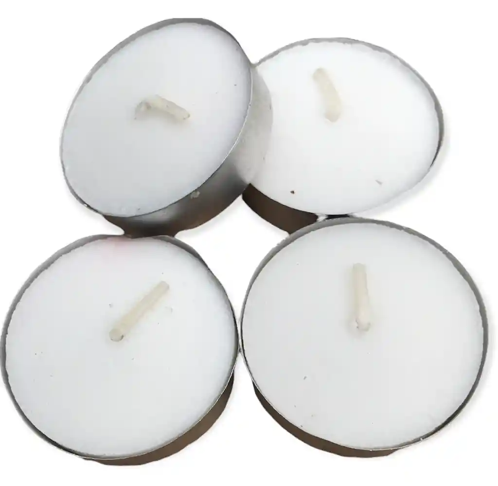 Pack 4 Velas Cotidiana Blancas