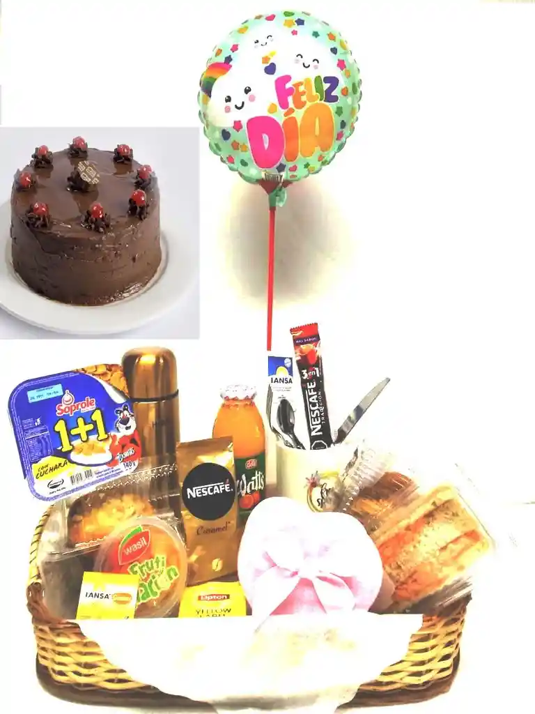 Desayuno De Cumpleaños Más Torta Del Dia 15 Personas