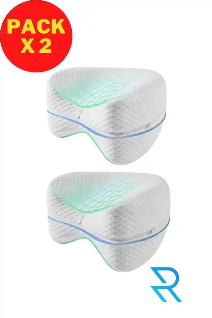 Pack X2 Almohadas Ergonómica Para Piernas