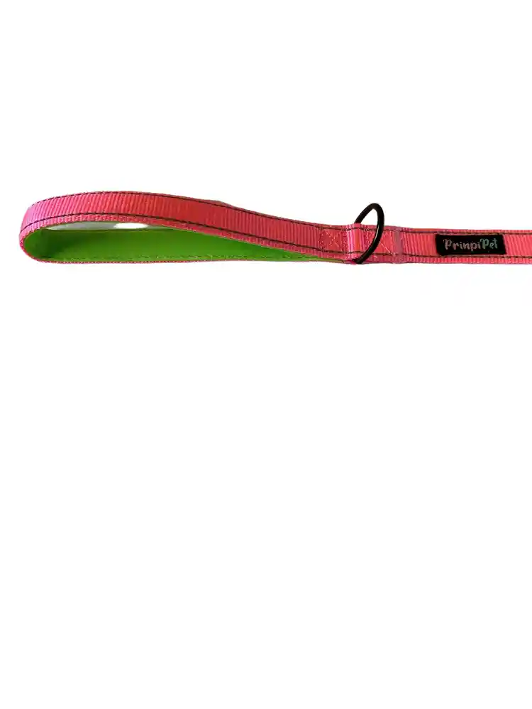 Correa Larga Para Perros Prinpipet 3 Mts-rosa/verde