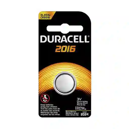 Duracell Pila Bateria Litio Cr 2016Unitaria