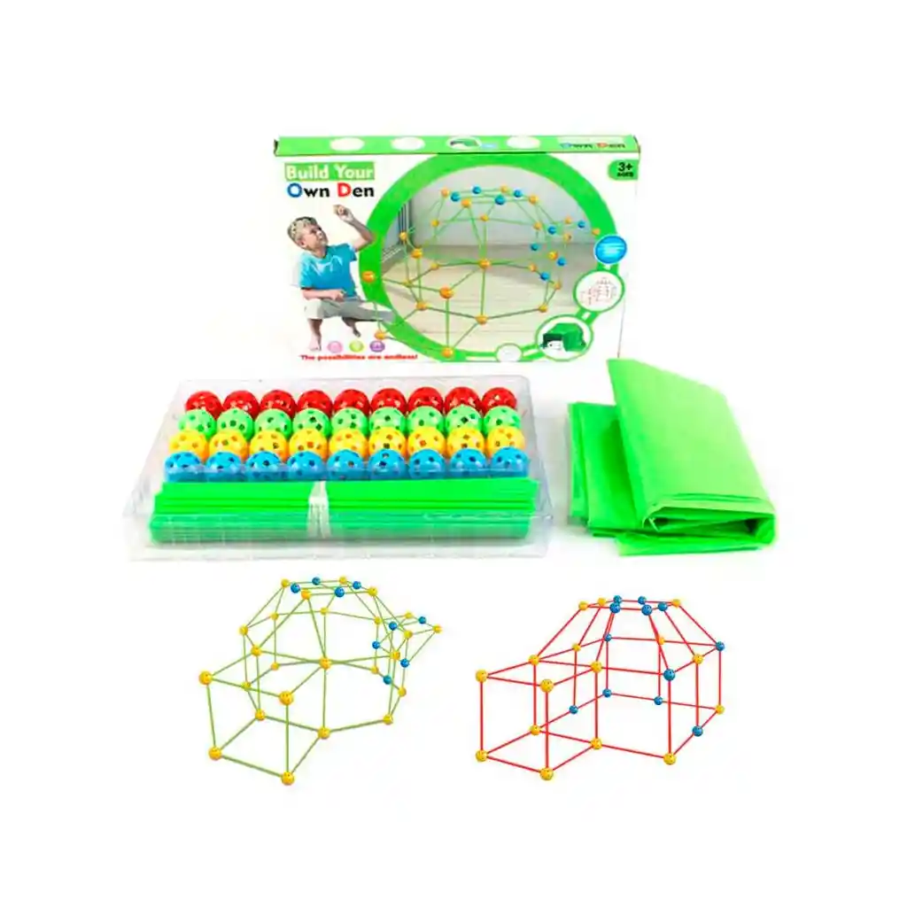 Kit De Construcción Juguetes Didactico Niños Carpa Castillo