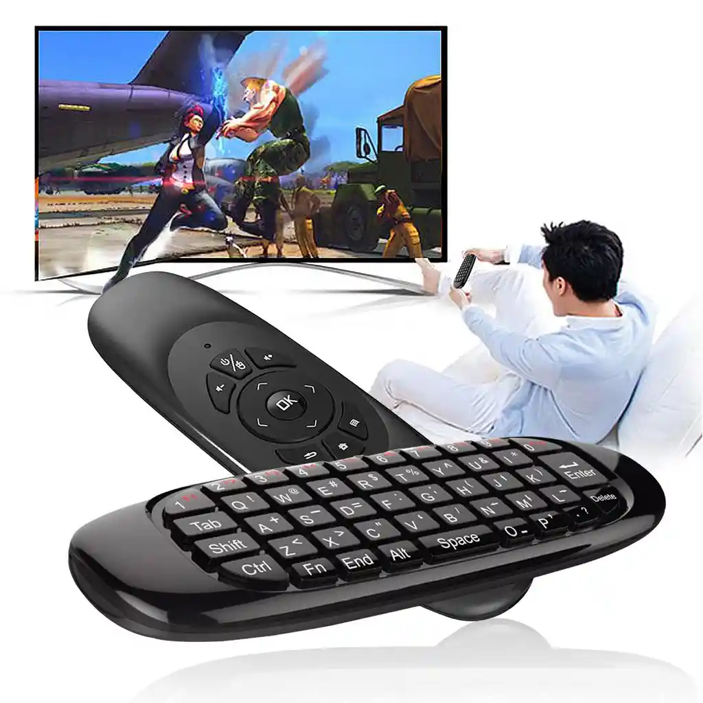 Air Mouse Y Mini Teclado Para Tv