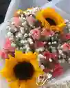 Ramo Girasoles Y Minirosas
