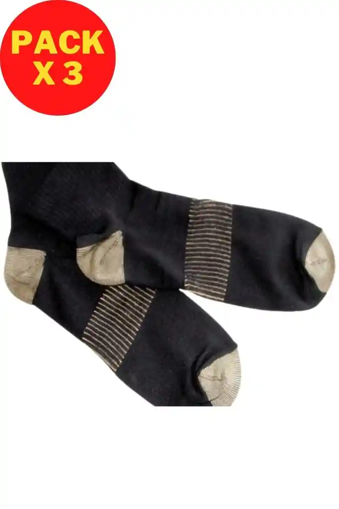 Pack X3 Pares De Calcetines De Compresión De Cobre/l