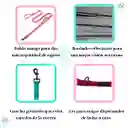 Correa Larga Para Perros Prinpipet 3 Mts-rosa/verde