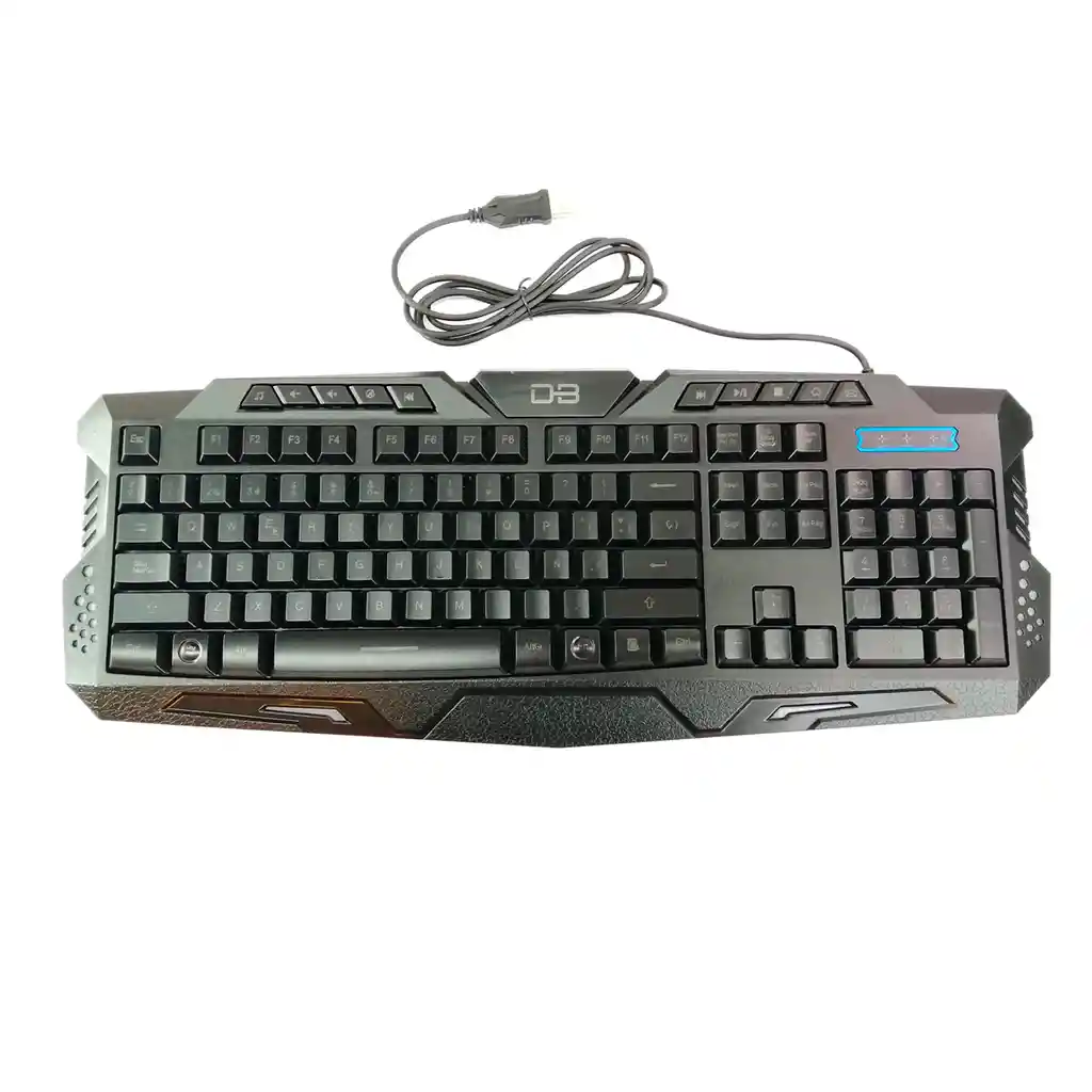 Teclado Gamer Retroiluminado Ergonomico Teclas Silenciosas K43 Pro Dblue