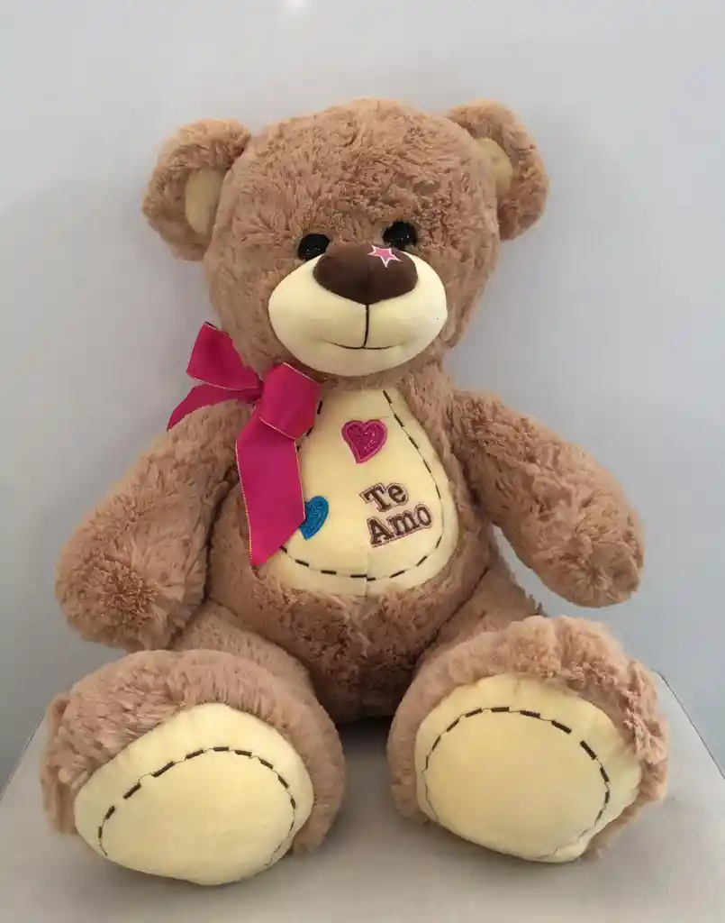 Oso Peluche Con Te Amo 45 Cm