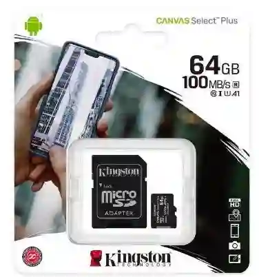 Tarjeta De Memoria Micro Sd 64gb Kingston Sdcs2