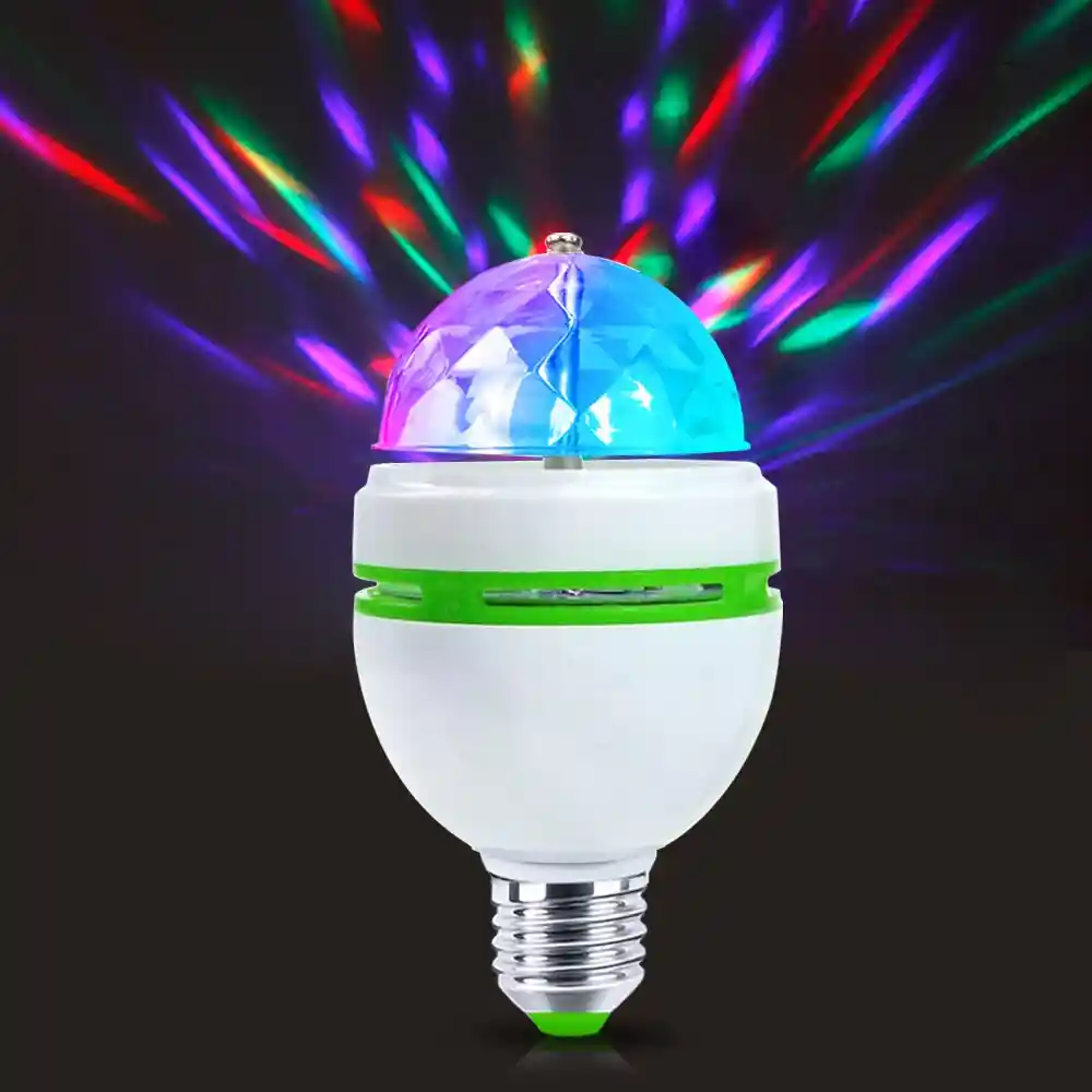 Ampolleta Disco Rgb Led E27 3w