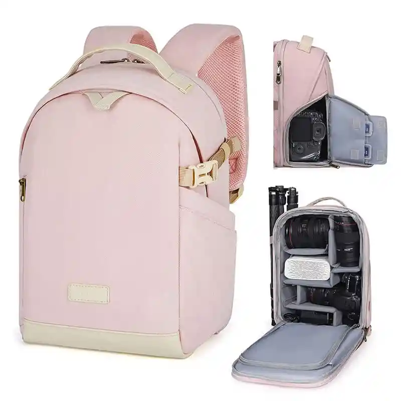 Bagsmart Camera & Photo Mochila Para Cámara - Rosado