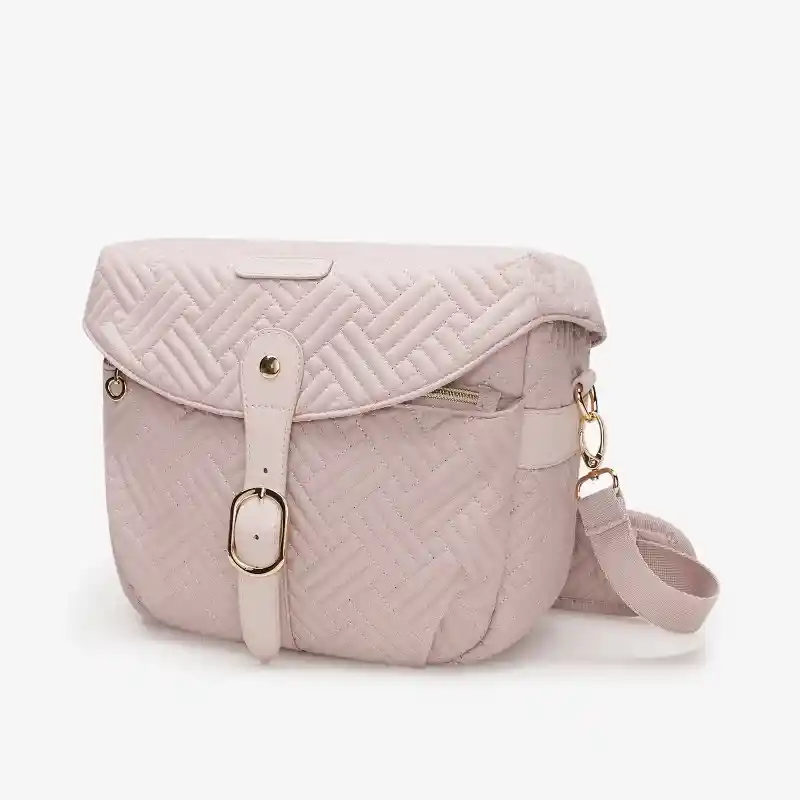 Bagsmart Bolso De Hombro Para Cámara- Rosado