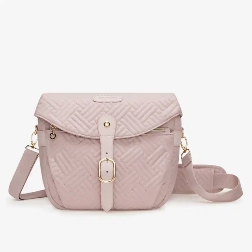 Bagsmart Bolso De Hombro Para Cámara- Rosado