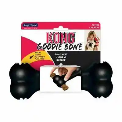 Kong- Goodie Bone Extreme Negro Large 13 A 30 Kg