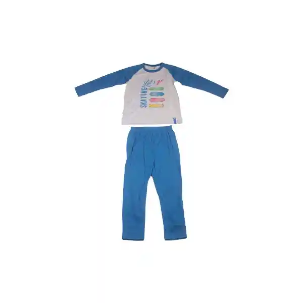 Pijama Niño Azul Pillín 8 a