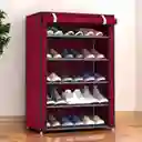 Zapatero Organizador Hogar Tela 5 Niveles Red Wine