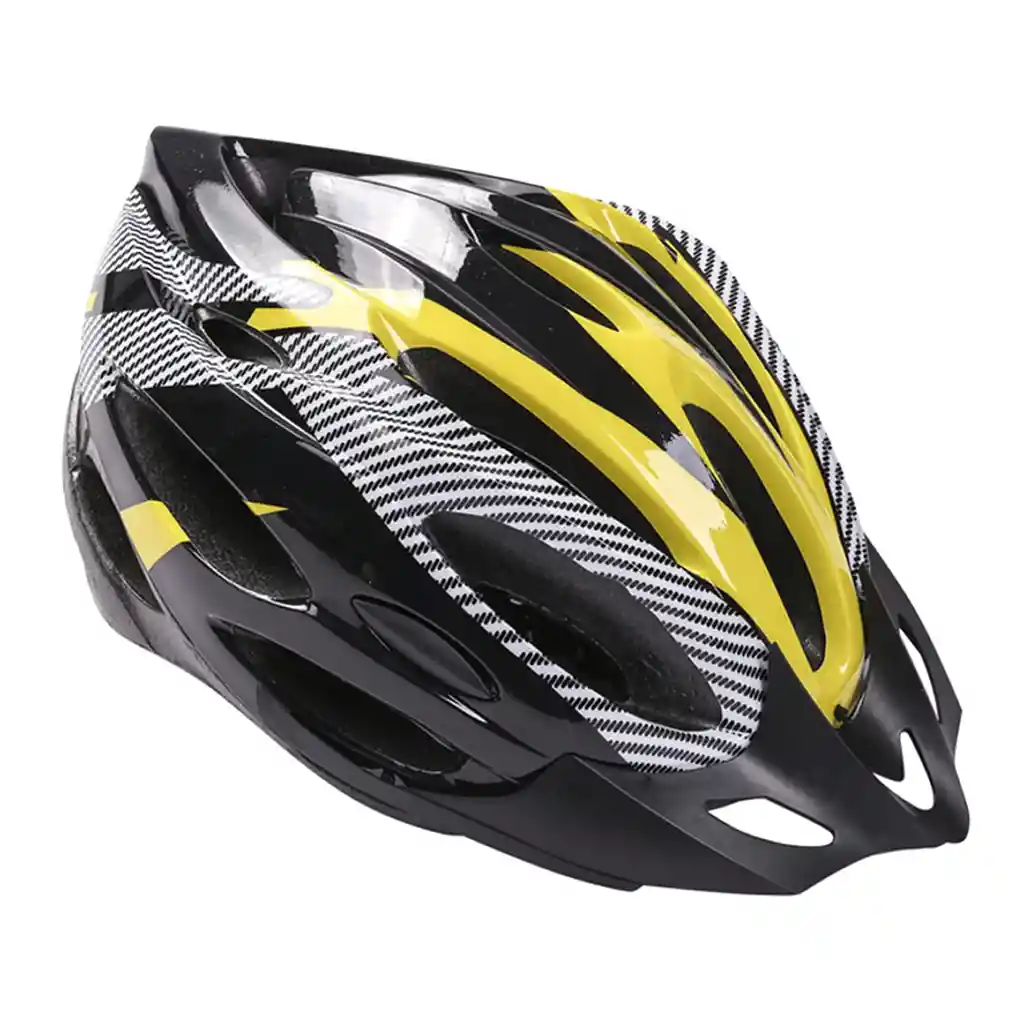 Casco Bicicleta Profesional Full Seguridad Amarillo