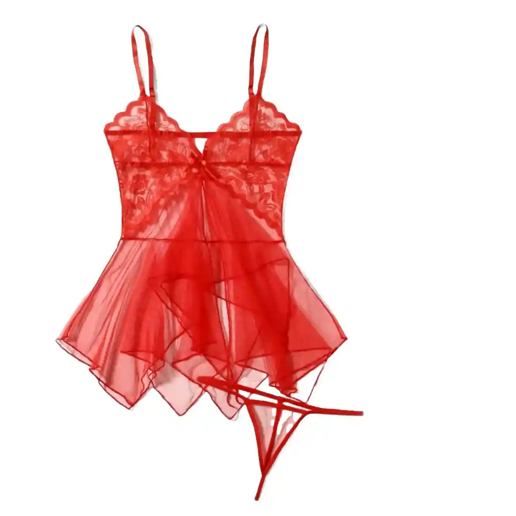 Baby Dolls Slips Color Rojo. Unitalla