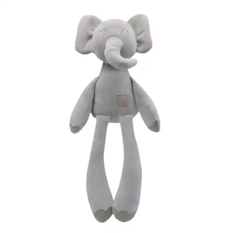 Peluche Felpa Patas Largas Elefante Gris