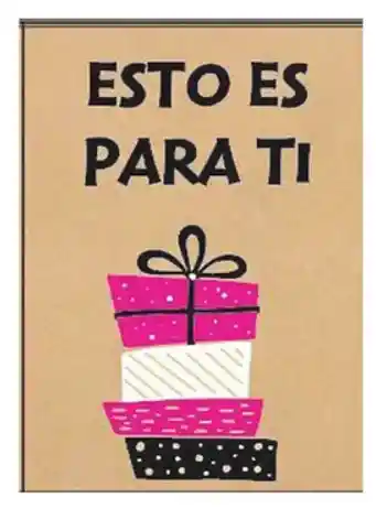 Tarjeta De Felicitación Esto Es Para Ti