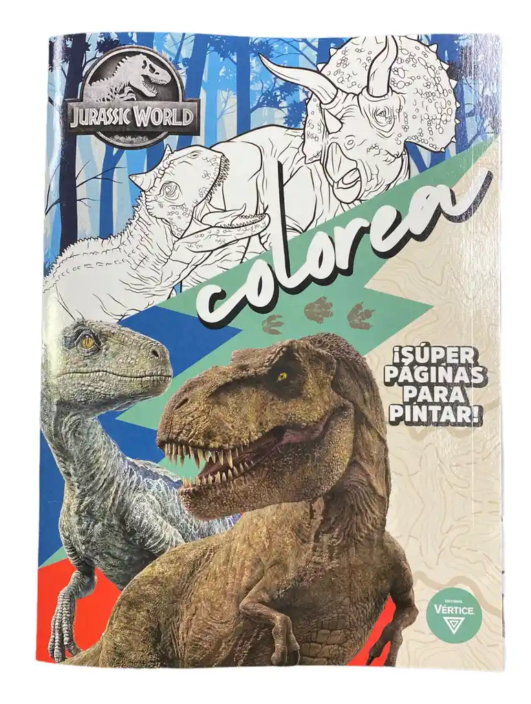 Libro Colorea Jurassic World