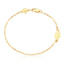 Pulsera Virgen De Los Rayos Oro Laminado