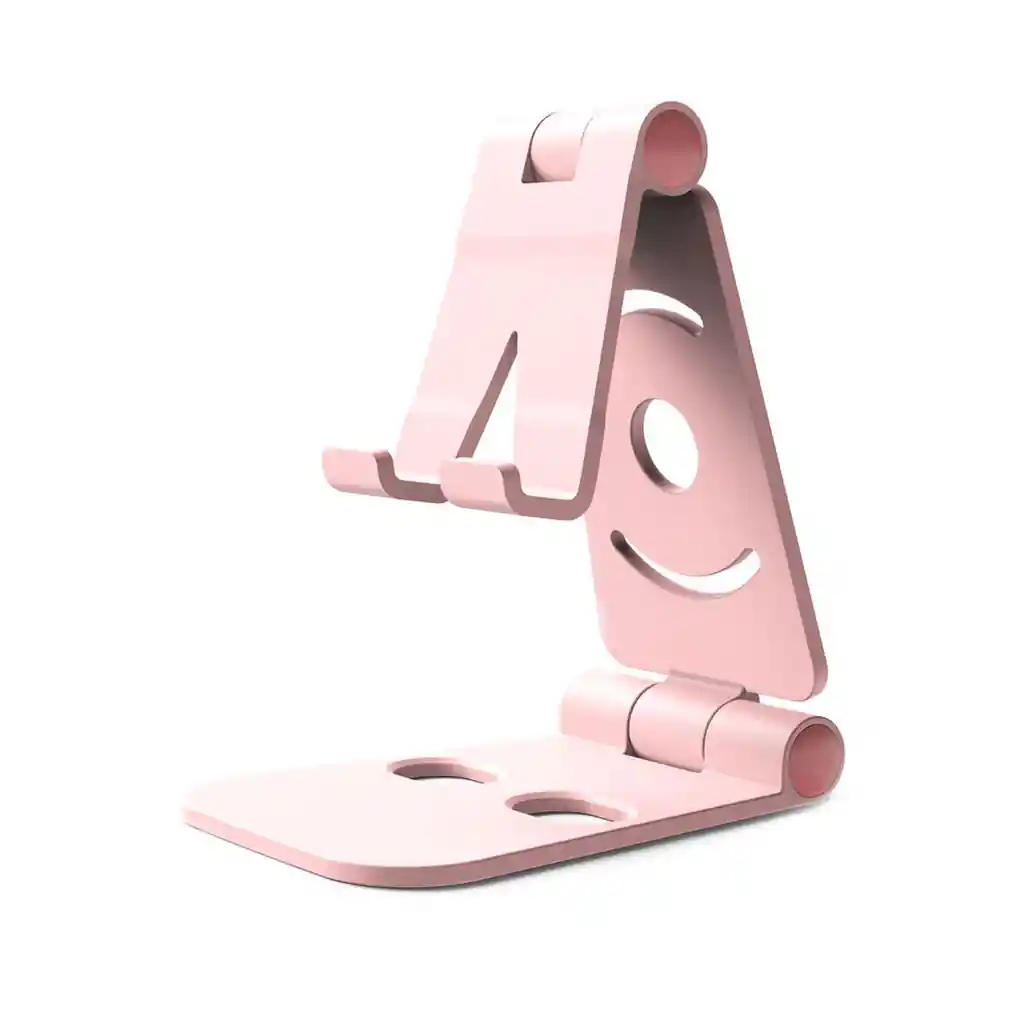 Soporte Celular Tablet Para Escritorio Mesa Rosado
