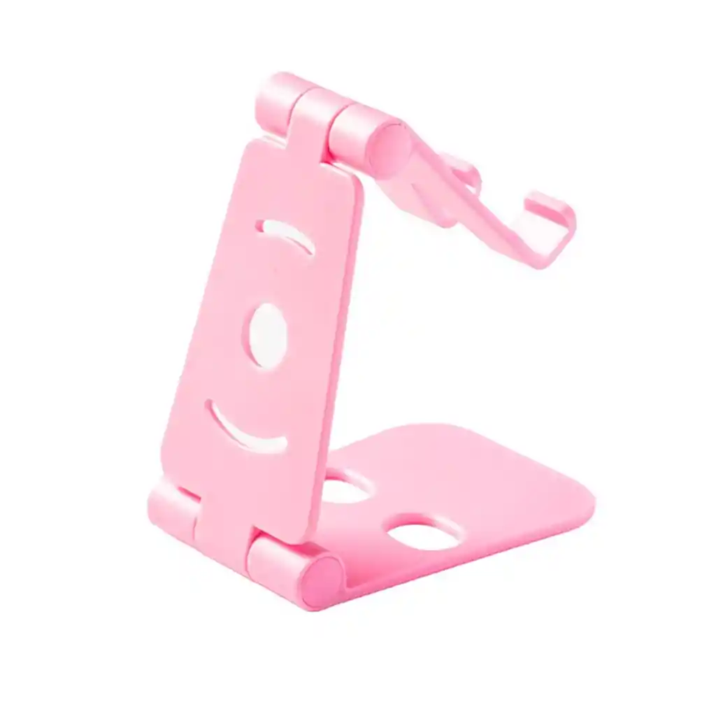 Soporte Celular Tablet Para Escritorio Mesa Rosado