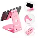 Soporte Celular Tablet Para Escritorio Mesa Rosado