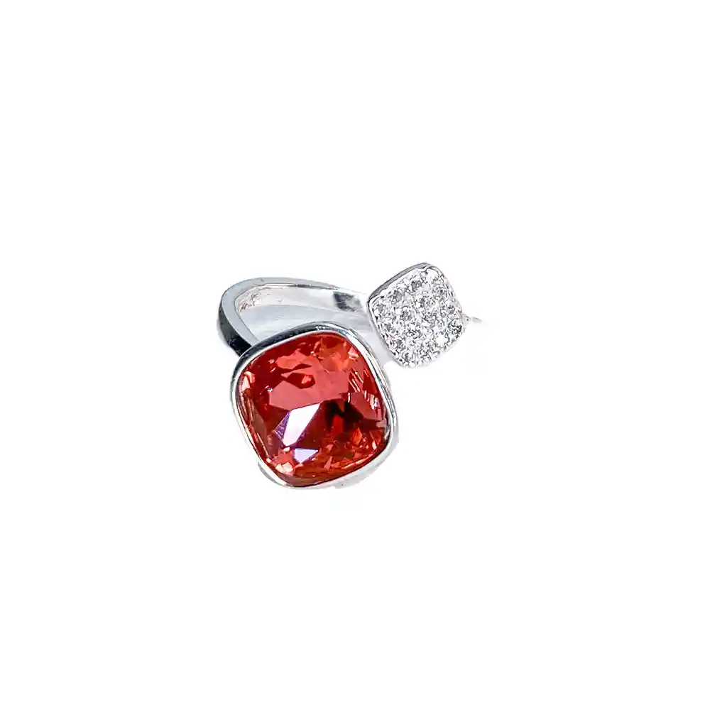 Anillo Ajustable Cristal Swarovski Rosado