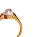 Anillo Amatista Con Bano De Oro Talla 5