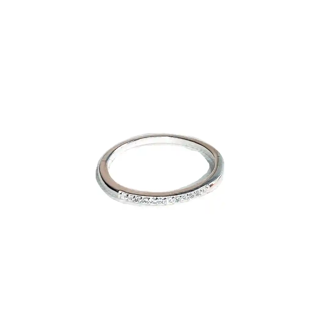 Anillo Cintillo Microcircones Talla 7