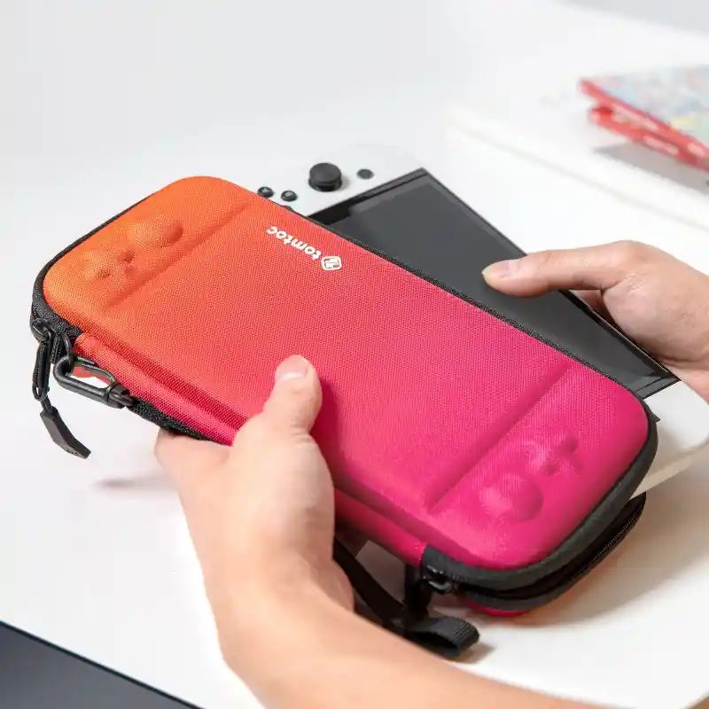 Tomtoc Estuche Ligero Para Nintendo Switch Oled - Sunset Orange