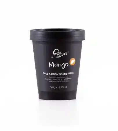 loveyes mascarilla de exFoliante mango para cara 300g